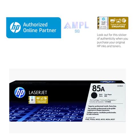 HP 85A Black Original LaserJet Toner Cartridge Hardware Compatibility HP LaserJet Pro P1100, Pro ...