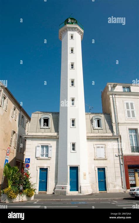 Lighthouse At The Old Port La Rochelle Charente Maritime Poitou