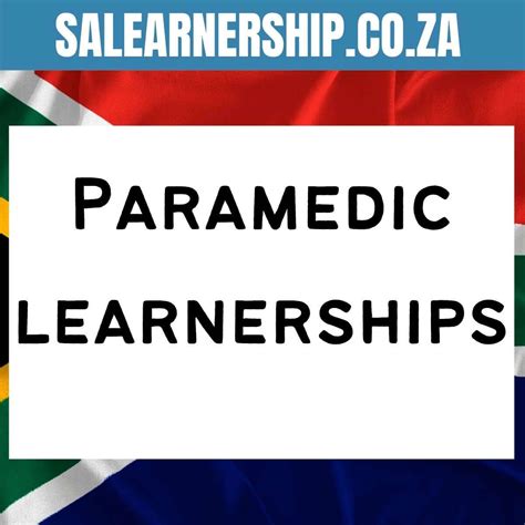 Paramedic Learnerships