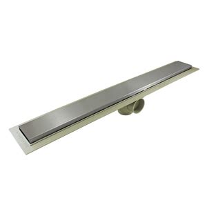 Ralo Linear Smart Tampa De Inox Sifonado Cm Leroy Merlin