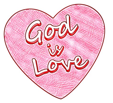 God Is Love 003 500×456 Pixels Valentines Clip Christian