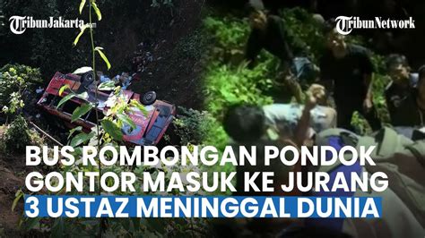 Ustaz Meninggal Dunia Kecelakaan Maut Bus Rombongan Santri Gontor