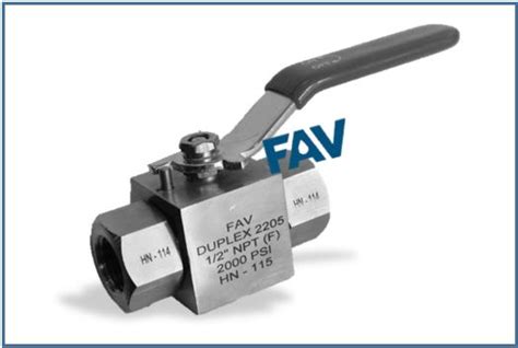 Super Duplex Ball Valve Female Fav Fittings And Valves