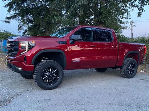 2022 Gmc Sierra Lifted Red