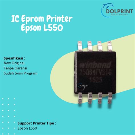 Jual Ic Eprom Epson L Ic Eeprom Reset Epson L Resetter Printer