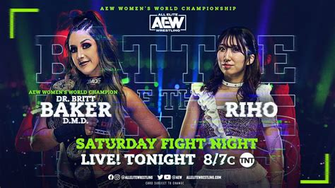 FULL MATCH Britt Baker Vs Riho AEW Women S Championship Match AEW