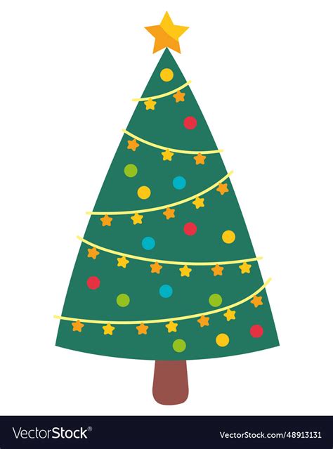 Christmas Tree Ornament Royalty Free Vector Image