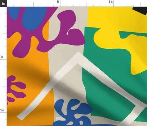 Matisse Cut-outs Collage - Spoonflower