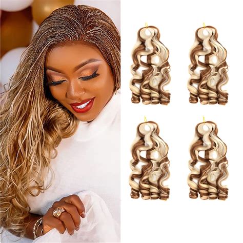 Amazon Pieces Of French Curl Braiding Hair Loose Wavy Braiding