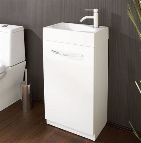 Hib Cassino Floor Standing Vanity Unit White Finish