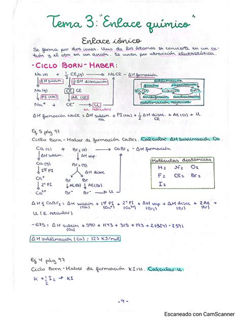 Tema 3 Enlace Químico Pdf