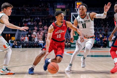 Gallery: FAU men’s basketball at Miami – University Press