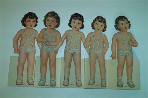 Dionne Quints Best Memories Paper Dolls Paperdolls