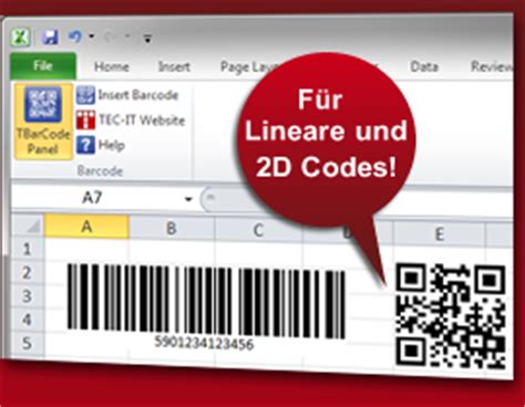 Barcode Add In F R Microsoft Excel Mit Excel Strichcodes Erstellen