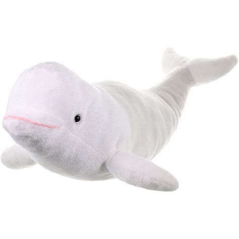 Wild Republic Cuddlekins Beluga Whale Stuffed Animal, 12" - Wild Republic