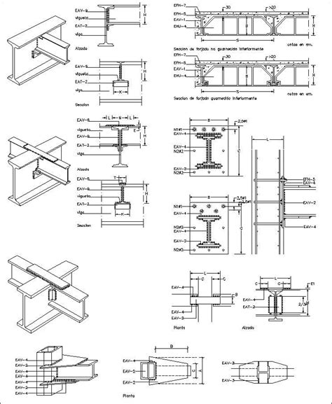 Free Steel Structure Details 5 Steel Architecture Structural Drawing