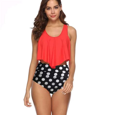 STRÓJ KĄPIELOWY BIKINI PUSH UP WYSOKI STAN 13233299192 Allegro pl