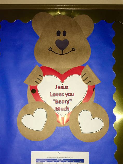 Jesus Loves You Beary Much Printable