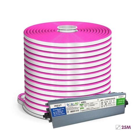 Mangueira Fita Led Neon Flex M Rosa Fonte Blindada V Boa Led