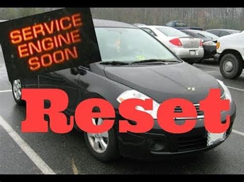 How To Reset Service Engine Soon Light On A Nissan Versa