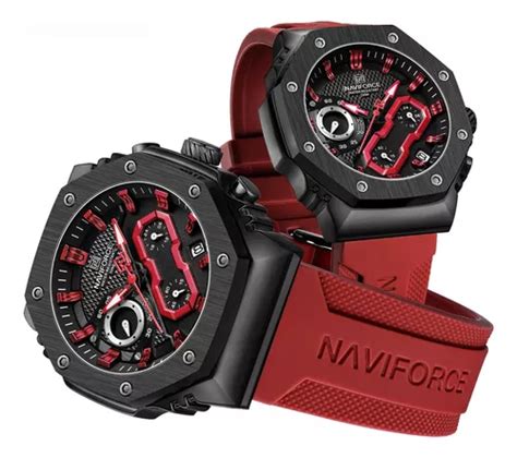 Relojes Deportivos Impermeables Naviforce Fashion Para Parej Env O Gratis