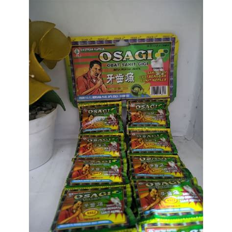 Jual Obat Kapsul Sakit Gigi Osagi Harga 1 Renteng Isi 20 Sachet