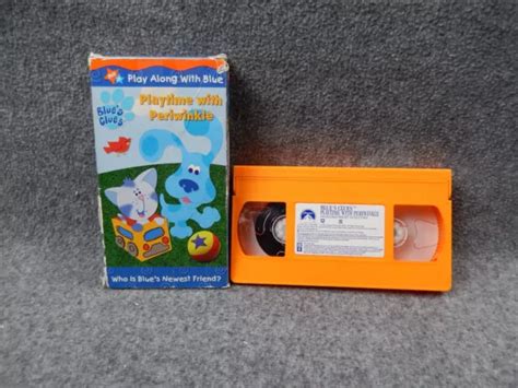 Nick Jr Blues Clues Playtime With Periwinkle Vhs Video Tape