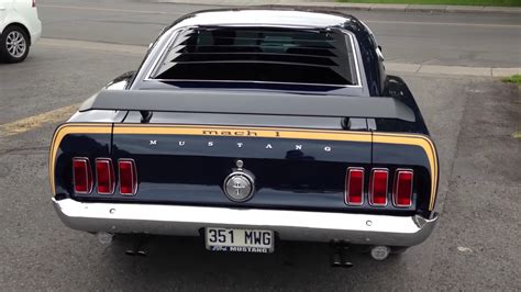 Incredible 1969 Ford Mustang Mach 1 Exhaust Sound - Mustang Specs