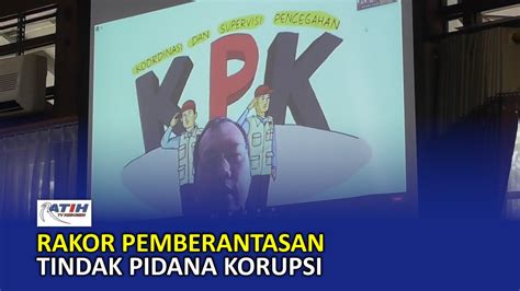 Bupati Dan Wabup Kebumen Ikuti Rakor Pemberantasan Tindak Pidana