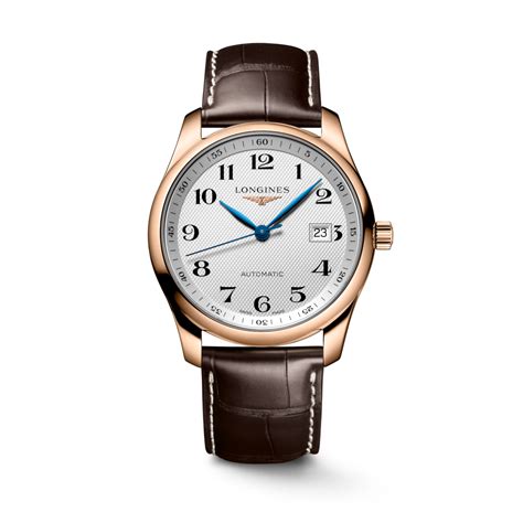 Longines Master Collection Automatic 18 Karat Pink Gold Silver