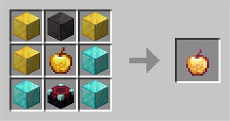 Better Enchanted Golden Apple Crafting Recipe Minecraft Data Pack