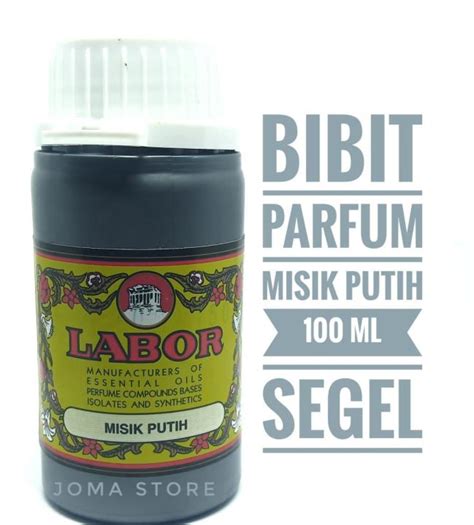 Misik Putih Bibit Parfum Parfum Murni Kemasan Segel Pabrik 100 Ml