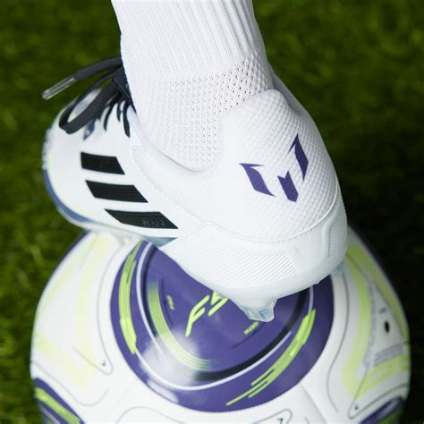 Football Boots - Messi F50 League Firm/Multi-Ground Boots - White ...