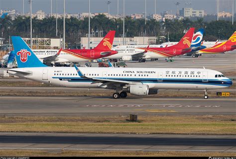 B 8677 China Southern Airlines Airbus A321 211 WL Photo By ZGGGRWY01