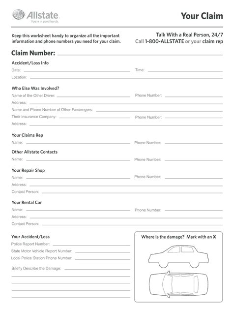 1800allstate - Fill Online, Printable, Fillable, Blank | pdfFiller