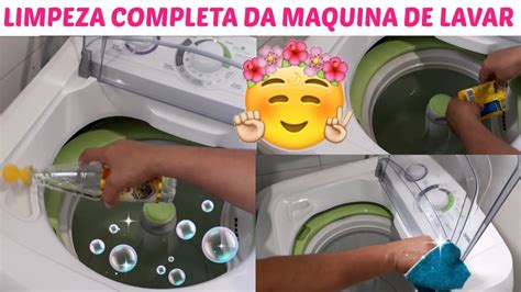 COMO LIMPAR MÁQUINA DE LAVAR ROUPAS higienizar por casa impa YouTube