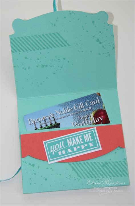 Elaine S Creations Gorgeous Lovely Pop N Cuts Gift Card Holder