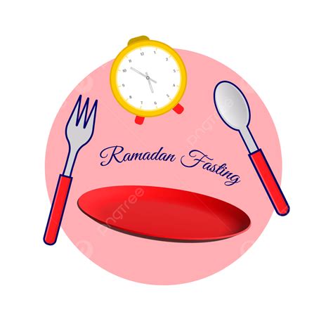 Fast Clipart Transparent Background Ramadan Fasting Vector