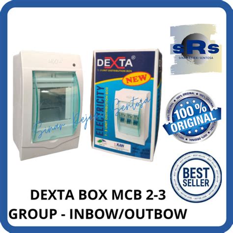 Jual DEXTA BOX MCB FUSE BOX RUMAH MCB KOTAK SEKRING 2 3 GROUP INBOW