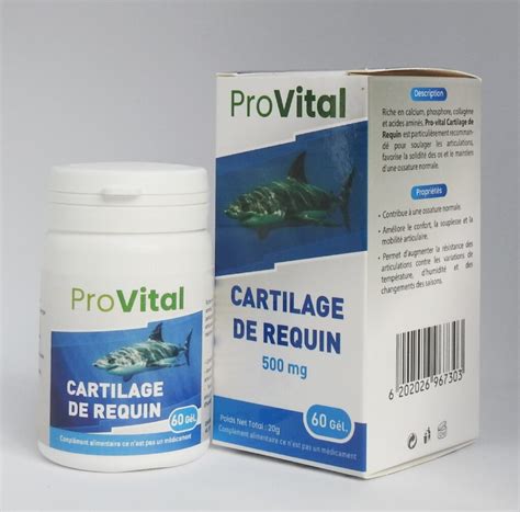 Pro vital Cartilage de Requin 60 gélules Pro Vital