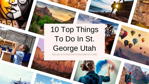 10 Top Things To Do In St George Utah