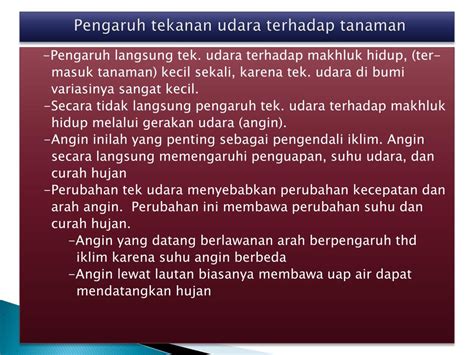 Ppt Unsur Unsur Cuaca Dan Pengaruhnya Terhadap Tanaman Powerpoint