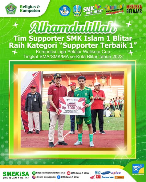 Tim Supporter Smk Islam 1 Blitar Raih Kategori Supporter Terbaik 1