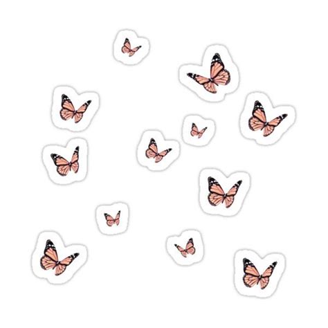 Butterfly Aesthetic Sticker Pack Sticker For Sale By Alyssa Mio