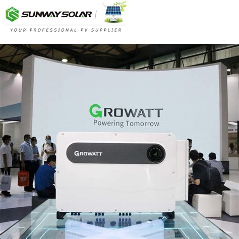 Sunway Growatt 100kw 125kw 380v Three Phase On Grid Solar Inverter