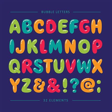 Bubble letter and numbers fonts - motorsnery