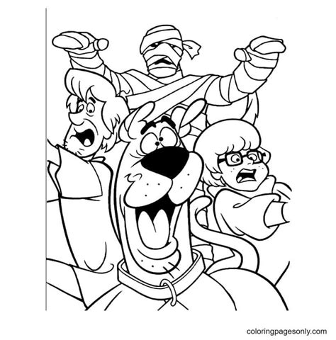 Scooby Doo Coloring Pages Printable For Free Download