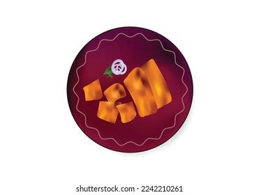 Mughlai Paratha Popular Street Food Bangladesh Stock Vector Royalty