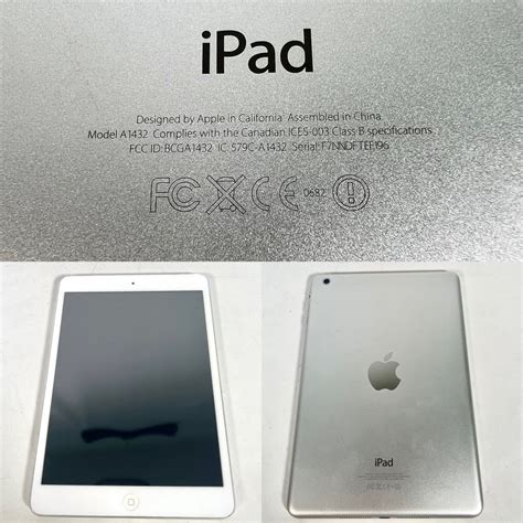 Yahoo オークション 【動作確認済み】【初期化済み】ipad Mini 第一