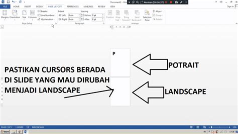 Cara Membuat Lembar Potrait And Landscape Dalam Satu Dokumen Inwepo